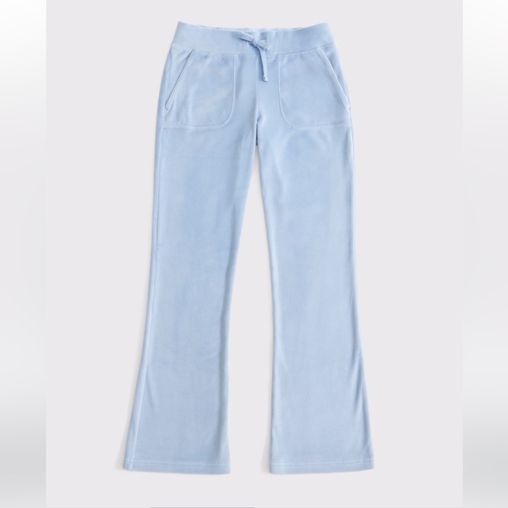 Abercrombie kids velour bootcut sweatpants, NWT